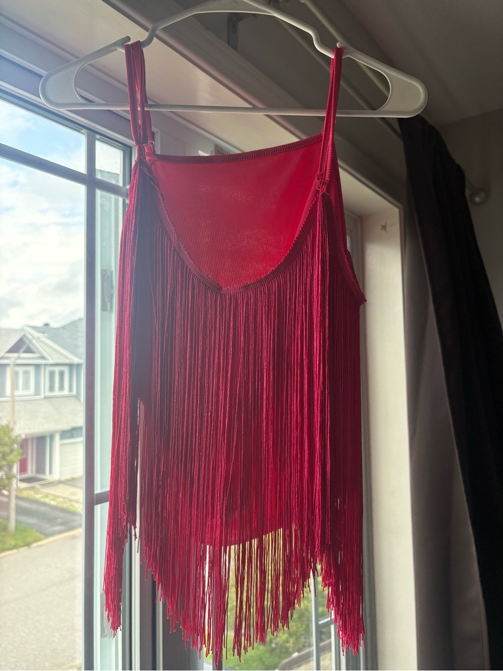 Pink Fringe Shirt